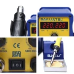 BAKU BK-878L2 AC 110V LED Display 2 in 1 Hot Air Gun Soldering Iron Soldering Station - Image 8