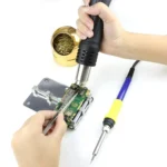 BAKU BK-878L2 AC 220V LED Display 2 in 1 Hot Air Gun Soldering Iron Soldering Station - Image 7