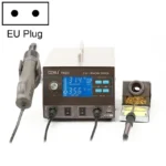 BAKU BA-942D 220V 700W 2 in 1 Digital Display Adjustable Temperature Hot Air Gun Set, EU Plug