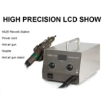 BAKU BA-942E 220V Digital Display Adjustable Temperature Hot Air Gun Desoldering Station Set, EU Plug - Image 2