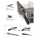 BAKU BA-942E 110V Digital Display Adjustable Temperature Hot Air Gun Desoldering Station Set, US Plug - Image 4