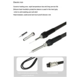 BAKU BA-942C 220V 1000W 2 in 1 Digital Display Adjustable Temperature Hot Air Gun Set, EU Plug - Image 5