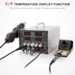 BAKU ba-8305D 220V 3 in 1 4 Digital Display Hot Air Gun Set, EU Plug - Image 5