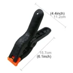 5 PCS Woodworking Photo Studio Photography Backdrop Nylon Clip Support Spring Clamp, Length: 157mm - Image 2