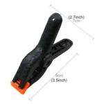 5 PCS Woodworking Photo Studio Photography Backdrop Nylon Clip Support Spring Clamp, Length: 90mm - Image 2