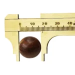 Portable Mini Brass Sliding 80mm Gauge Vernier Bead Jewelry Measuring Caliper
