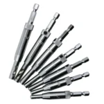 7 PCS/Set Doors Self Centering Hinge Tapper Core Drill Bit Set Hole Puncher Woodworking Tools(5/64,7/64,9/64,11/64,13/64,1/4 inch,5mm) - Image 2