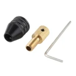 WLXY DIY003 0.5-3mm Mini Electric Grinder Drill Chuck Drill Shaft with Wrench, 3.17mm Inner Hole - Image 4