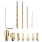 WLXY WL-DIY001 Mini DIY Brass Electric Drill Chucks Drill Bits Set - Image 3