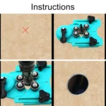 Tile Glass Marble Hole Fixer Tile Perforated Locator Tile Glass Marble Perforated Fixer Drill Locator Tile Chamfer - Image 5