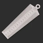 Wedge Feeler Gap 30-45mm Stainless Steel Ruler Inspection Taper Gauge Metric Imperial Measure Tool