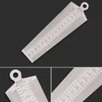 Wedge Feeler Gap 30-45mm Stainless Steel Ruler Inspection Taper Gauge Metric Imperial Measure Tool - Image 2