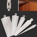 Wedge Feeler Gap 1-15mm Thin Stainless Steel Ruler Inspection Taper Gauge Metric Imperial Measure Tool - Image 5