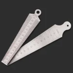 Wedge Feeler Gap 15-30mm Stainless Steel Ruler Inspection Taper Gauge Metric Measure Tool
