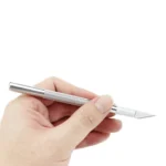 JIAFA JF-621 Metal Carving Knife Professional Mobile Phone Repair Tool with 6 Blades(Silver) - Image 6