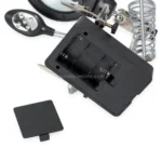 5 LED Auxiliary Clip Magnifier AC/DC Interchangeable with Soldering Stand & Two Magnifier, US Plug - Image 5