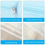 FunAdd Large-capacity Pencil Case Storage Organizer Canvas Cosmetic Bag, Size: 230 x 170 x 75mm - Image 3