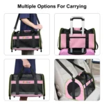 FUNADD Pet Travel Carrier Bag Shoulder Foldable Tote Bag - Image 7