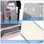 FUNADD Fold Breathable Pet Backpack Outdoor Shoulders Cat Bag - Image 4