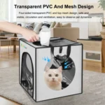 FUNADD Pet Bath Drying Box Portable Folding Dryer Cage, Suitable for Pets up to 5kg - Image 6