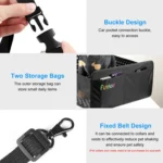 FunAdd Breathable and Foldable Pet Dog Car Basket Anti-dirty Waterproof Pad - Image 4