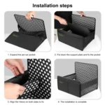 FunAdd Breathable and Foldable Pet Dog Car Basket Anti-dirty Waterproof Pad - Image 9