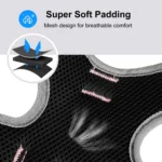 FunAdd Traction Rope Reflective Breathable Nylon Pet Vest Dog Harness, Size: M - Image 5