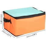 Top-opening Pizza Delivery Carry Bag Insulated Food Delivery Box, Size: 40x28x20cm - Image 5