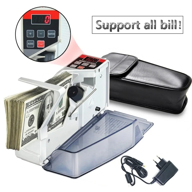 FSP0131_3.webp V40 Handheld Mini Portable Small Money Counting Machine, Specification: JP Plug - Image 4