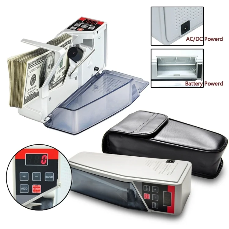 FSP0131_4.webp V40 Handheld Mini Portable Small Money Counting Machine, Specification: JP Plug - Image 5