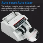 2108 UVMGIR 220V Multi-Currency Multifunctional Money Counter, Specifications:EU Plug - Image 5