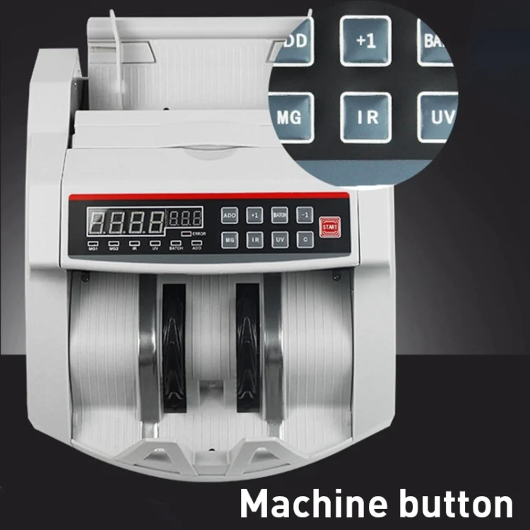 FSP0143_3.webp 2108 UVMGIR 220V Multi-Currency Multifunctional Money Counter, Specifications:CN Plug - Image 4