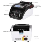 AL-6100A Multi-currency Currency Detector, Specifications:EU Plug - Image 4