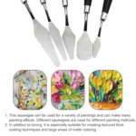 5 in 1 QST EXPRESS Art Supplies Paint Toning Stainless Steel Scraper - Image 6