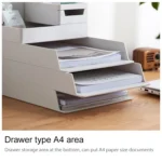 Desktop Removable A4 Assembled File Storage Box - Image 8