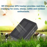 RF-V34 Sheep Cow Cattle Livestock IP67 Waterproof Solar GSM GPS WiFi Tracking without Fixed Bottom Plate, Support Voice Monitoring & Anti-remove Alarm & SOS - Image 7