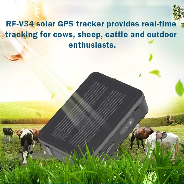 GPS2088_6.webp RF-V34 Sheep Cow Cattle Livestock IP67 Waterproof Solar GSM GPS WiFi Tracking without Fixed Bottom Plate, Support Voice Monitoring & Anti-remove Alarm & SOS - Image 7