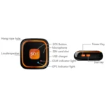 V28 Necklace Style GSM Mini LBS WiFi AGPS Tracker SOS Communicator - Image 7