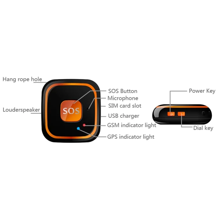 GPS7002B_6.webp V28 Necklace Style GSM Mini LBS WiFi AGPS Tracker SOS Communicator - Image 7