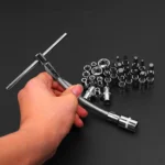 53 In 1 Multi-function Car Repair Combination Toolbox Ratchet Wrench Set - Image 5