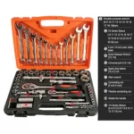 61 In 1 Multi-function Car Repair Combination Toolbox Ratchet Wrench Set - Image 2