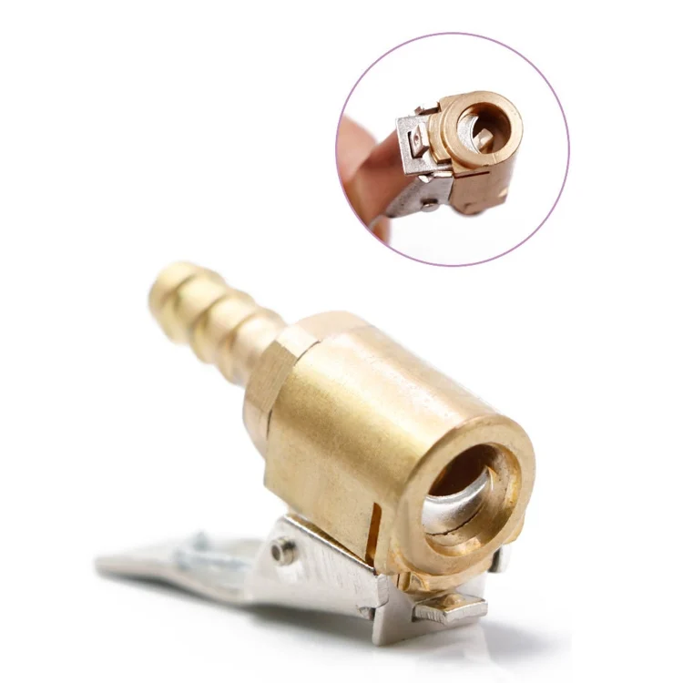 GRP2474_4.webp 6mm Car Tyre Wheel Tire Air Chuck Inflator Pump Valve Clip Clamp Connector - Image 5