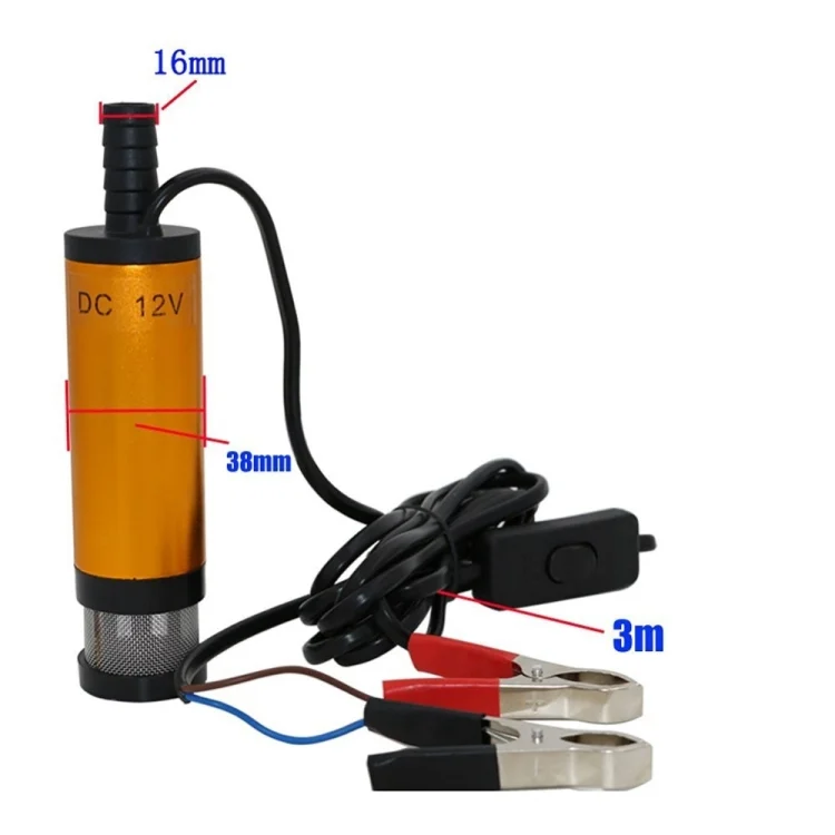 GRP3200_1.webp 24V Car Electric DC Fuel Pump Submersible Pump, 38mm External Filter Version - Image 2