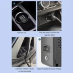 12V Portable Car Tire Air Pump Style:Mechanical Version - Image 6