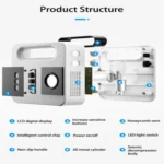 12V Car Air Pump Car Portable Tire Electric Pump, Style:Mechanical Version - Image 3