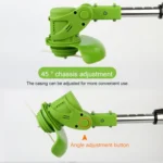 Portable Household Electric Lithium Battery Lawn Mower Weeder, EU Plug - Image 6