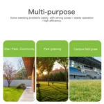 Portable Household Electric Lithium Battery Lawn Mower Weeder, EU Plug - Image 8