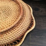 2pcs / Set GP3 Braided Sweet Vegetable Fruit Snack Storage Tray Basket - Image 3