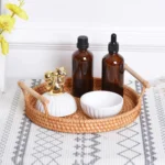 GP23 Braided Sweet Vegetable Fruit Snack Storage Tray Basket, Size: M - Image 4