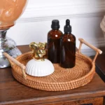 GP23 Braided Sweet Vegetable Fruit Snack Storage Tray Basket, Size: M - Image 5